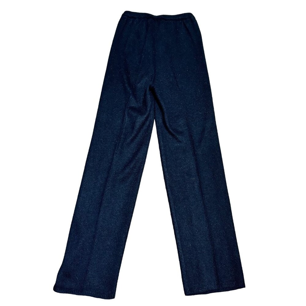 Vtg Geraldine Peters New York Knit Sweater Pants Sz M Eveningwear Pull on - Picture 5 of 6